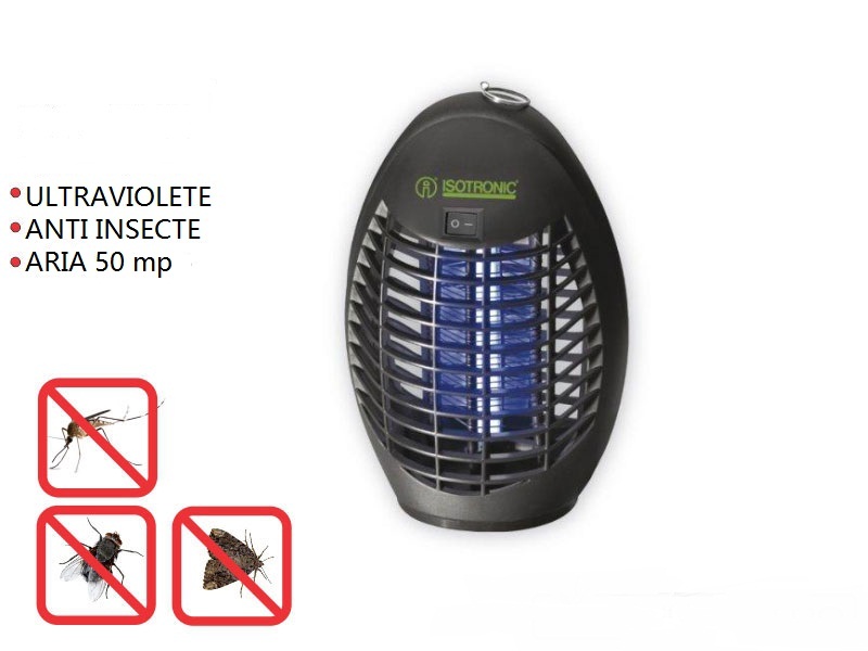 Anti insecte cu lampa UV (acopera aprox. 50 mp) 